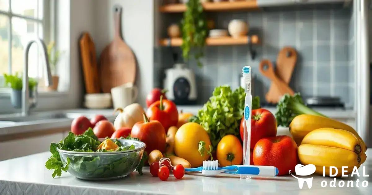 Alimentação saudável para dentes fortes