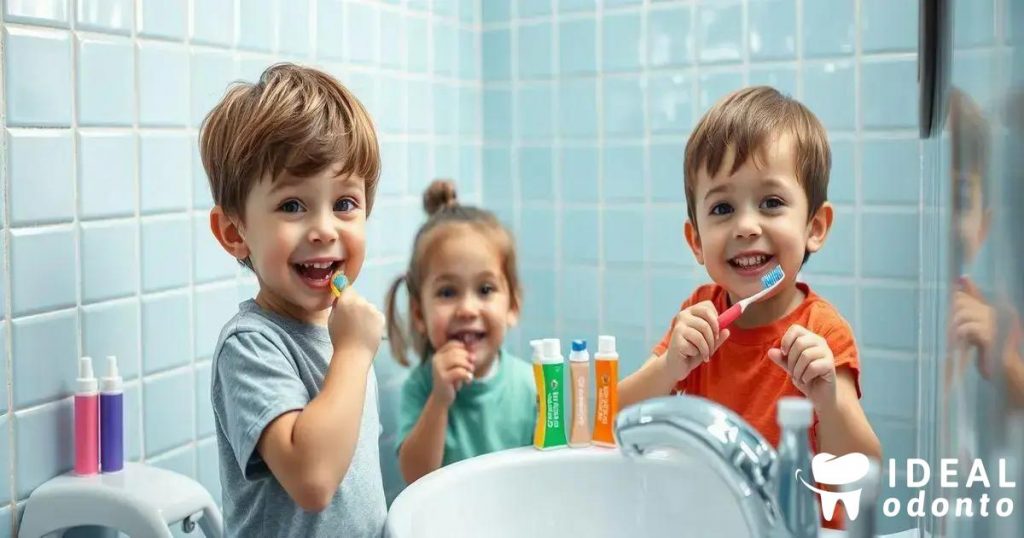 Uso de Pasta de Dente com Flúor em Crianças